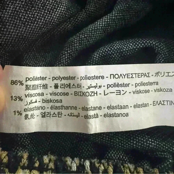 Zara Trafaluc Large Women’s Long Sleeve Animal Leopard Print Elastic Cropped Hem - Picture 9 of 10